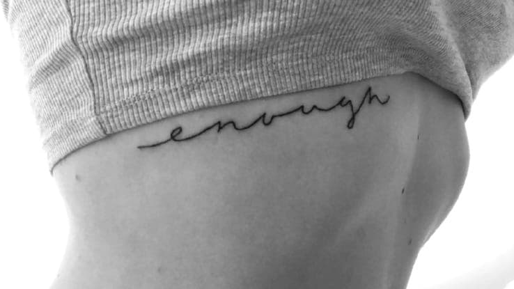 Schriftzug als Herzschlag